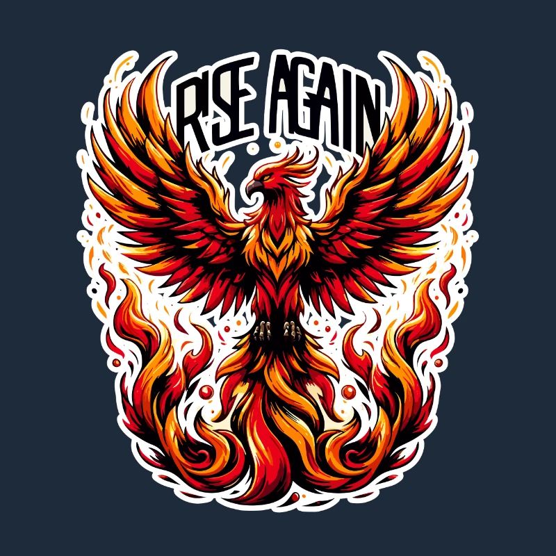 Rise Again - Phönix Illustration