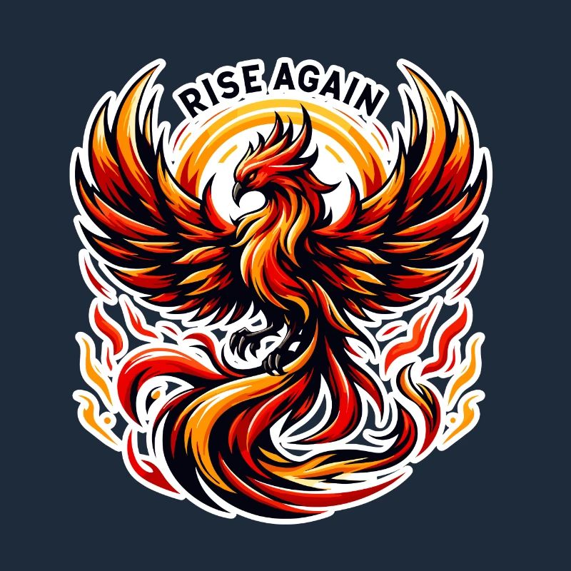 Rise Again - Phönix Illustration
