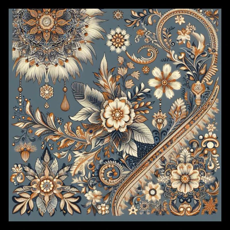 Blumenmuster Vintage