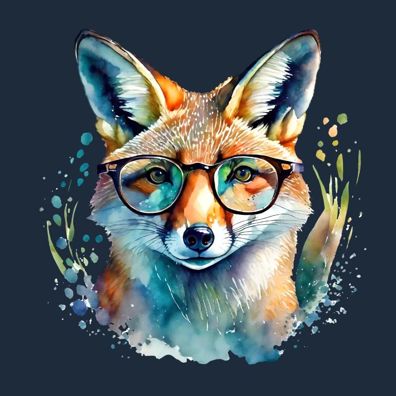 Fuchs mit Brille