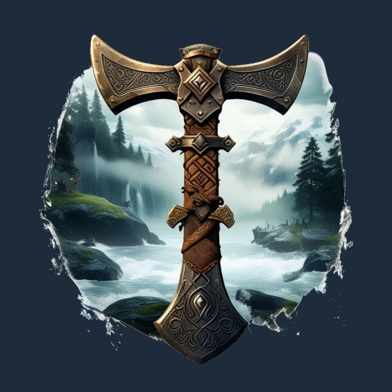 Wikinger Axt Nordisch Valhalla