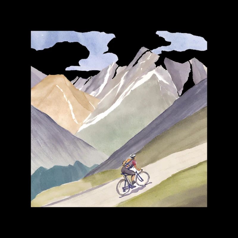 Fahrrad Liebe Berg