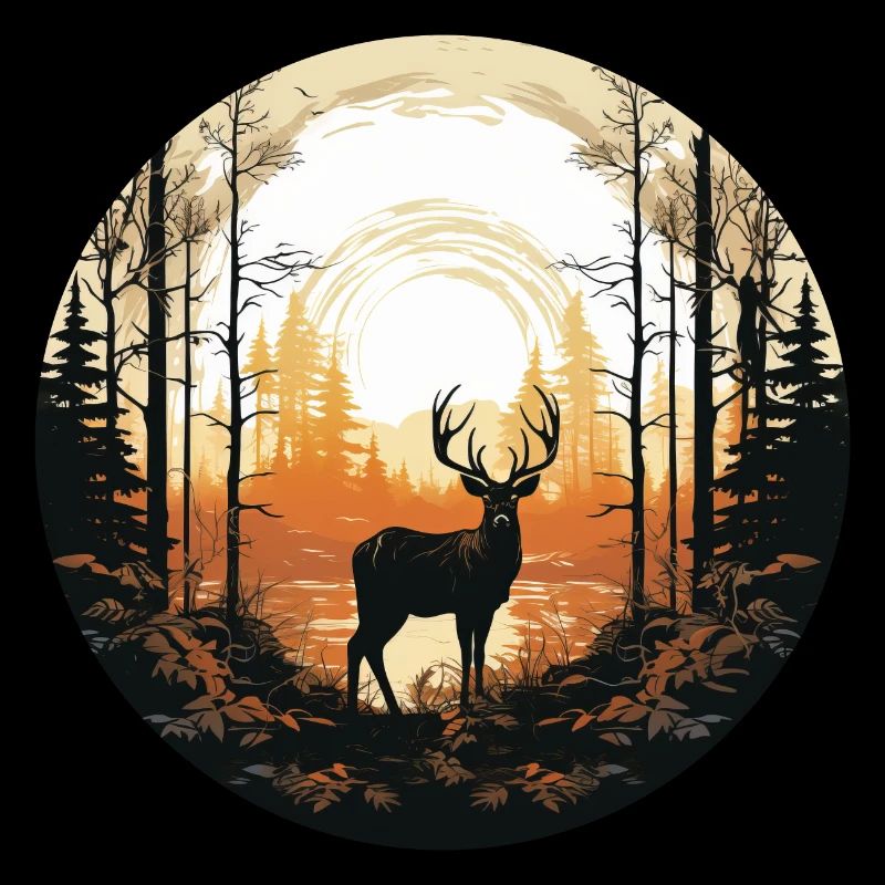 Chevreuil dans la forêt