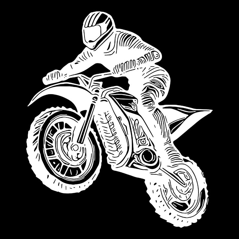 Machine de saut de route de terre de course de moto tout-terrain