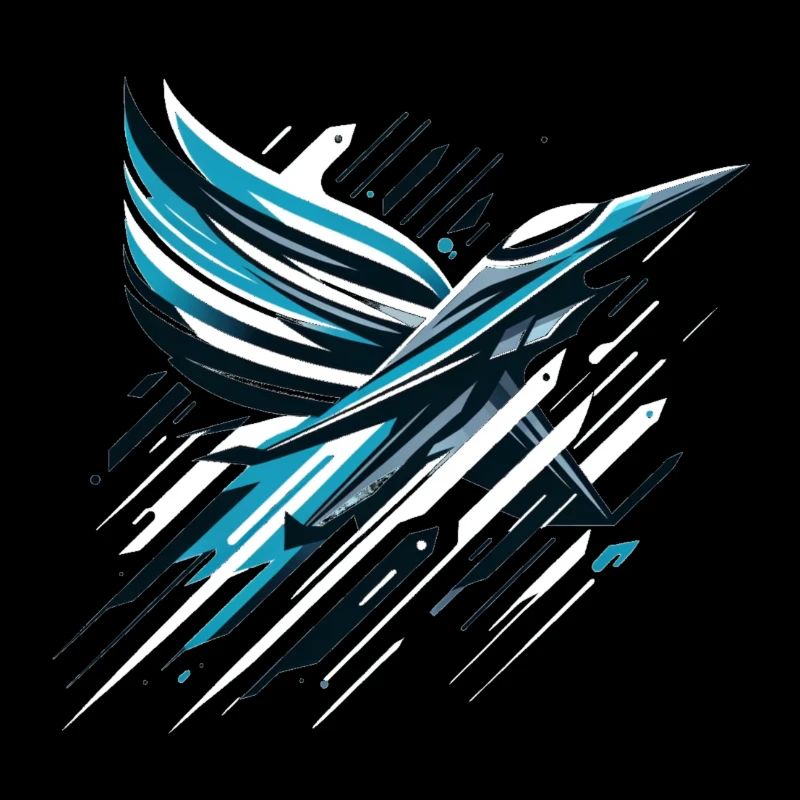 Cygne cybernétique planant