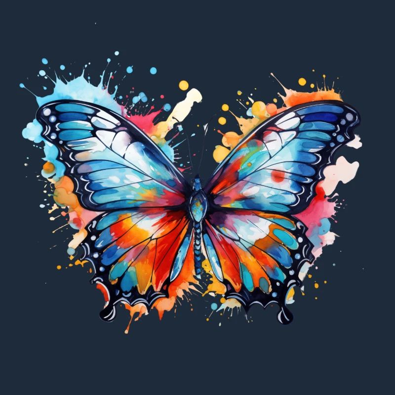 Regenbogen-Schmetterling