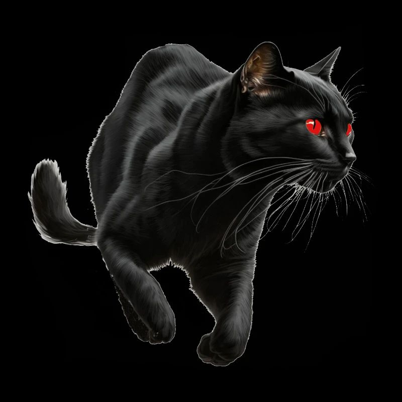 , Black Cat, Cat Picture