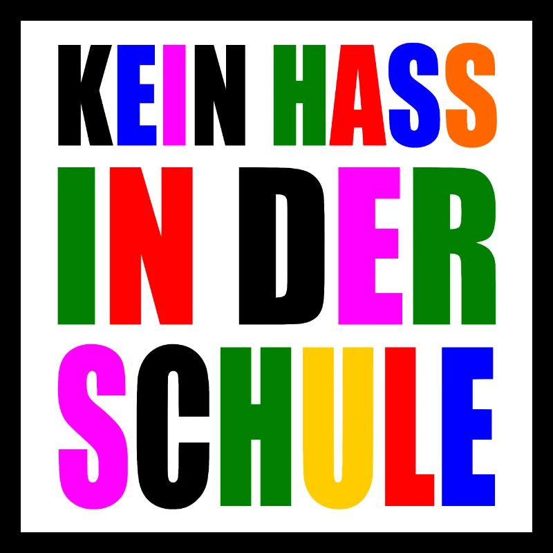 kein hass in der schule