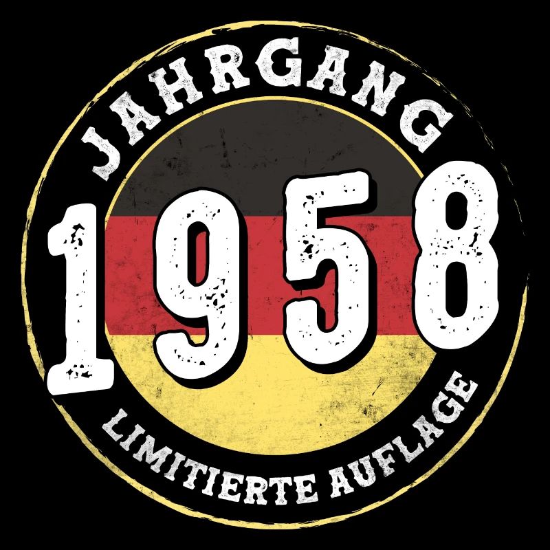 Limitierte Auflage Jahrgangs 1958 Vintage 1958 66