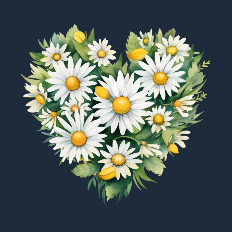 Gänseblümchen-Herz