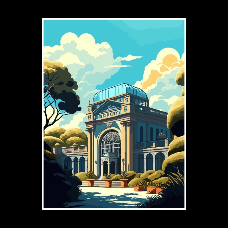 Le Bronx Zoo de l’État de New York Vintage affiche de voyage