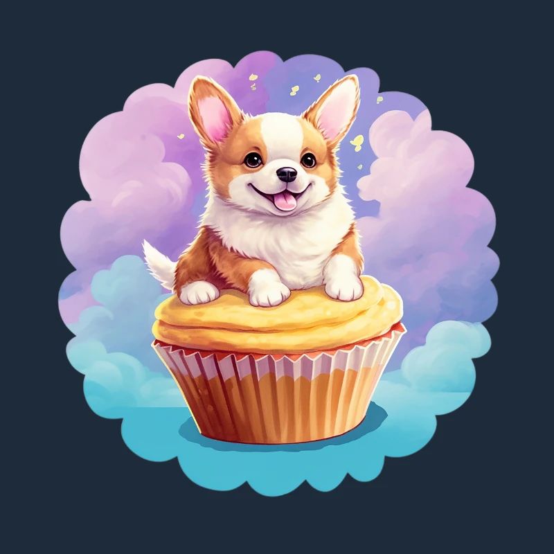 Cupcake corgi
