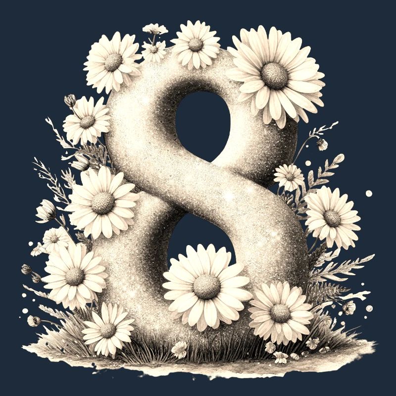 Nr. 8 eit digitale Hintergrundnummer Vektorzeichen Tal