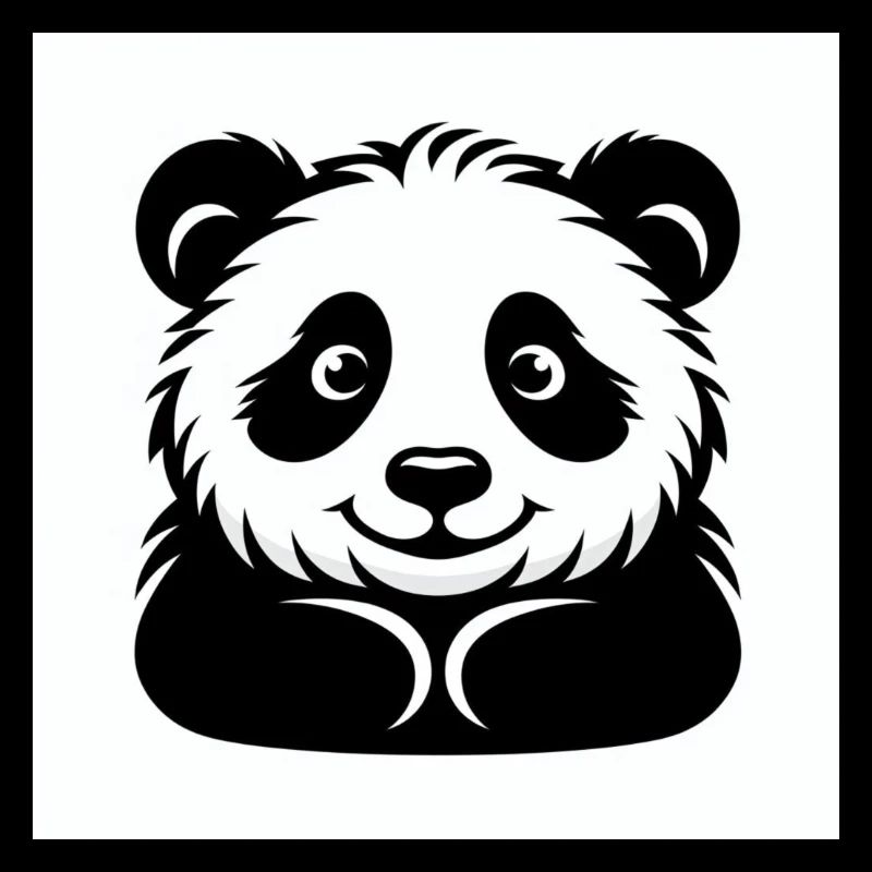 Ours panda joyeux
