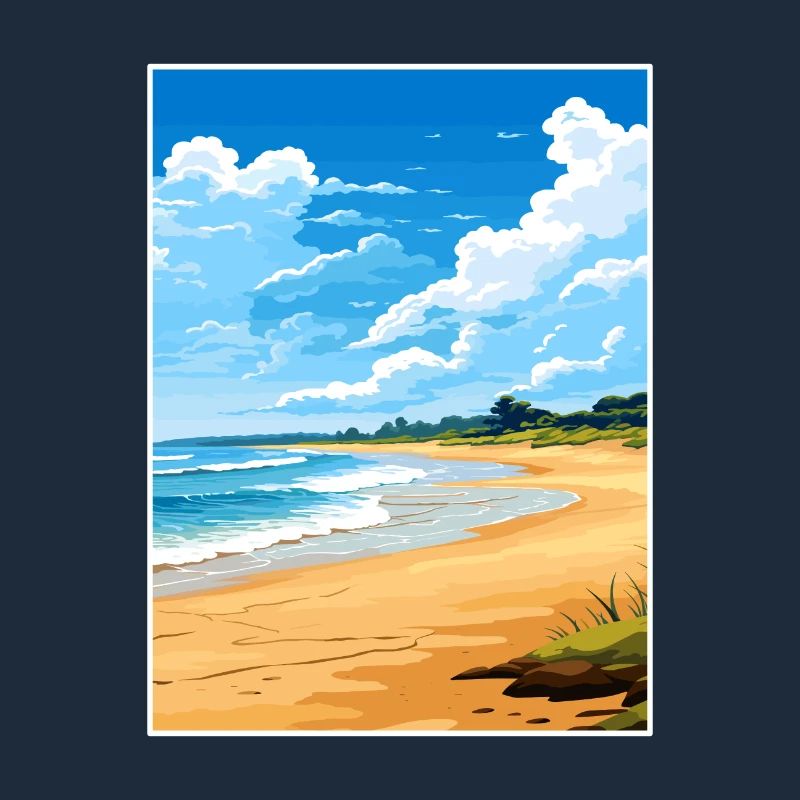 Great Sandy Nationalpark Australien Reiseplakat