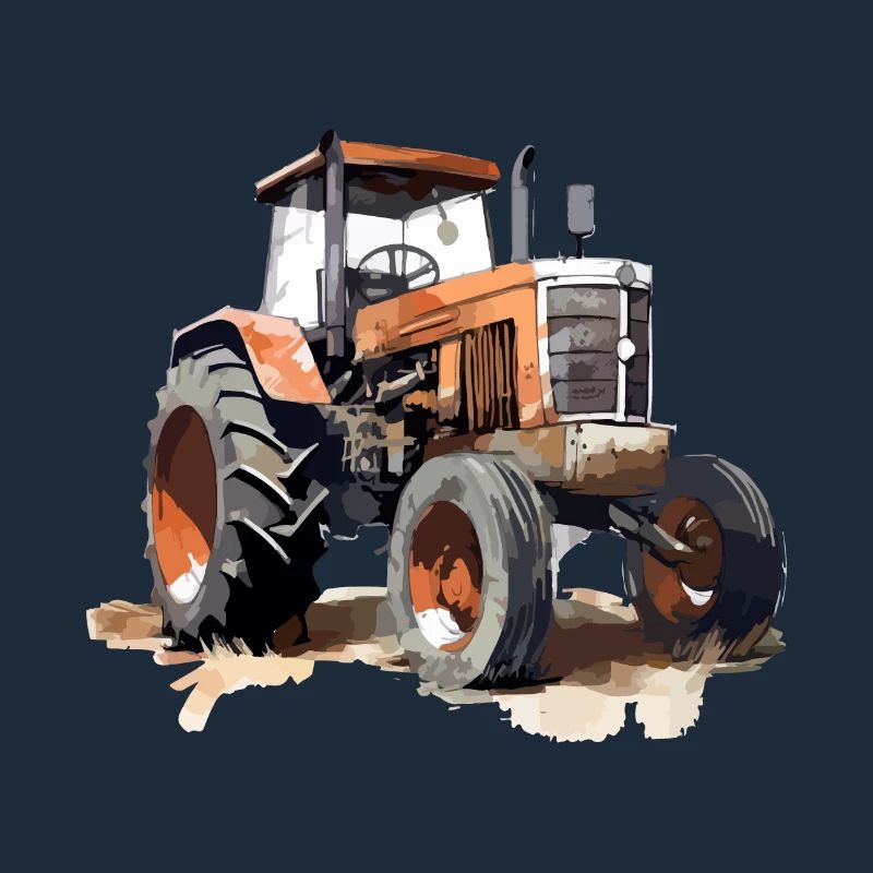 Orange Tractor No. 2