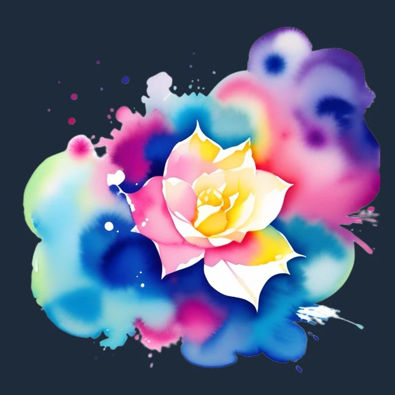 Éclaboussure de couleur : Rose