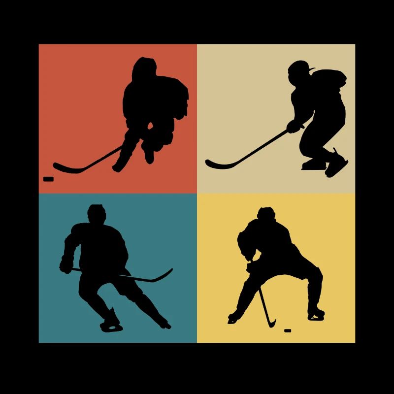 Retro Vintage Eishockey