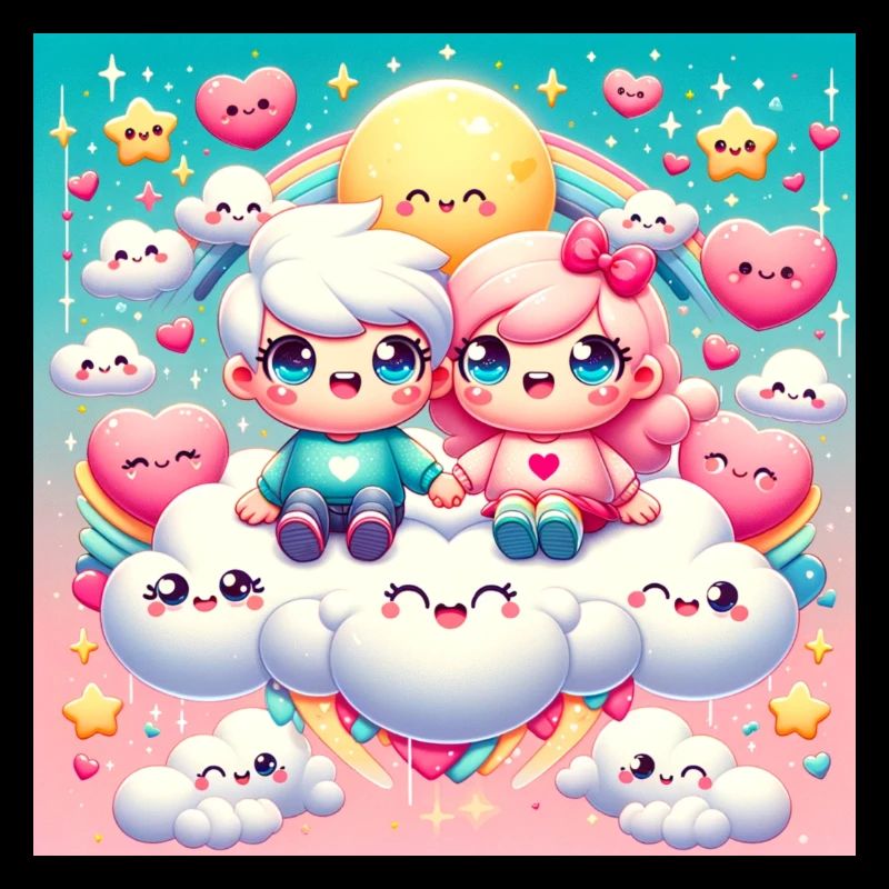 Couple de dessins animés