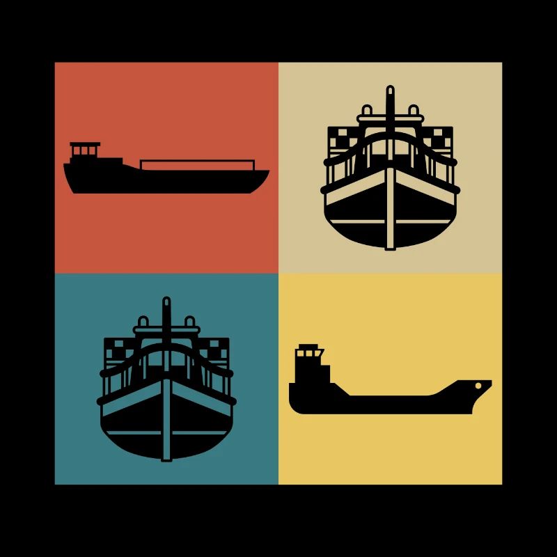 Retro-Vintage-Hausboot