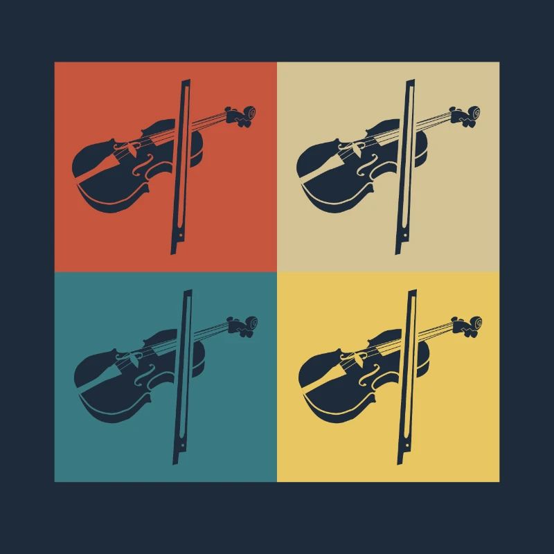 Retro Vintage Violin