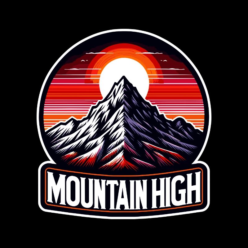 Montagne Haut - Illustration de Berg
