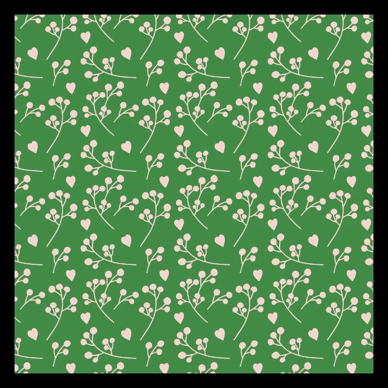 Blume-Blatt-Muster Flower Leaf Pattern