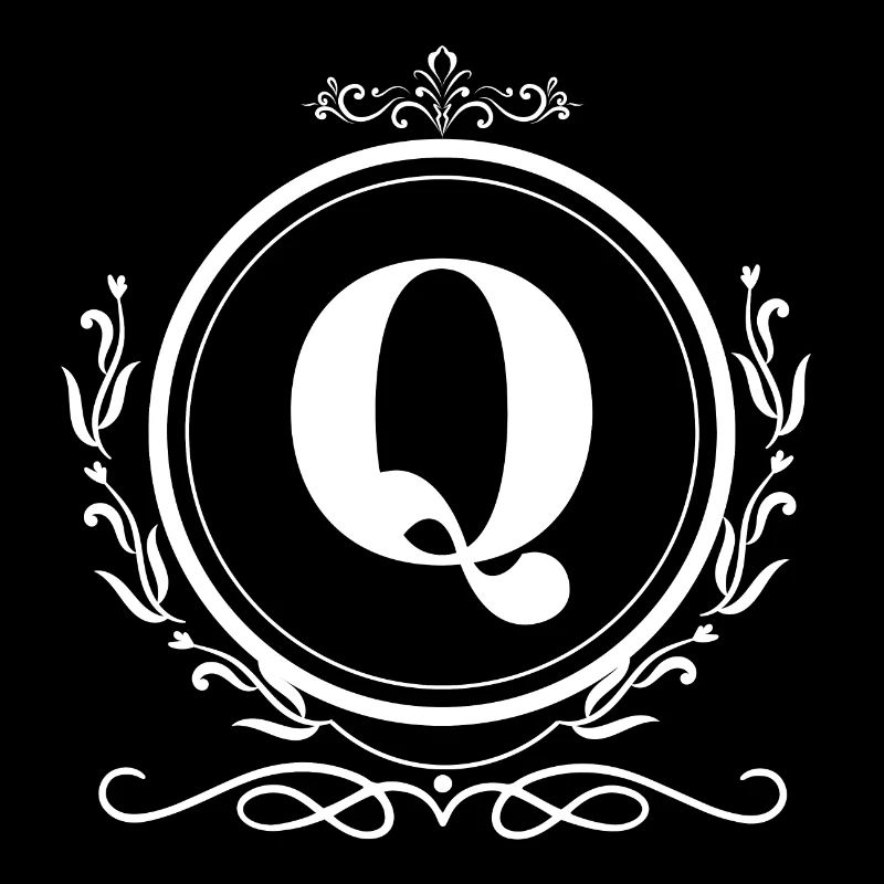 Buchstabe Q Dekoration