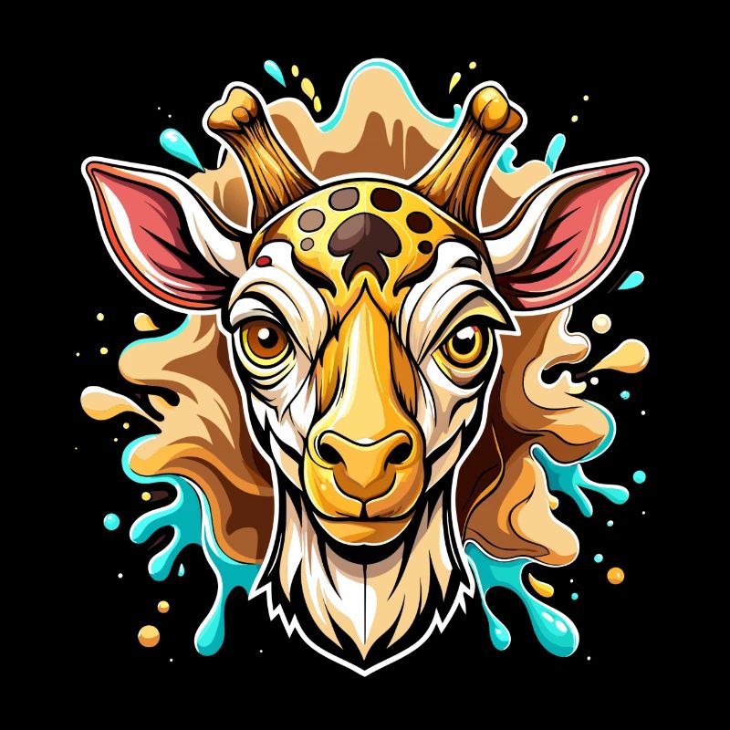 Tête de girafe