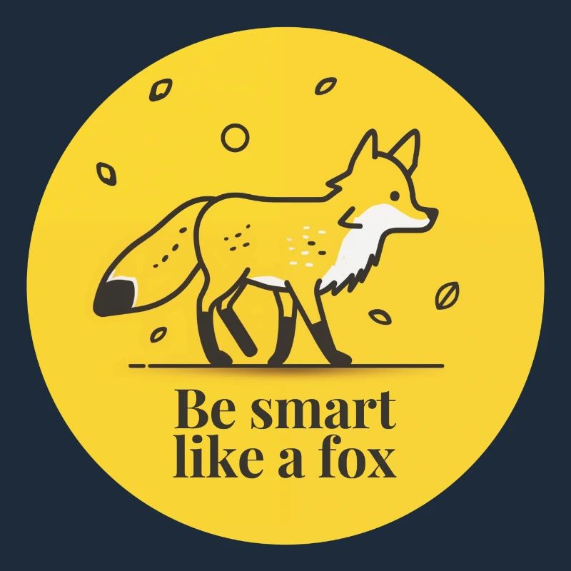 Sei so klug wie ein Fuchs - Be smart like a fox