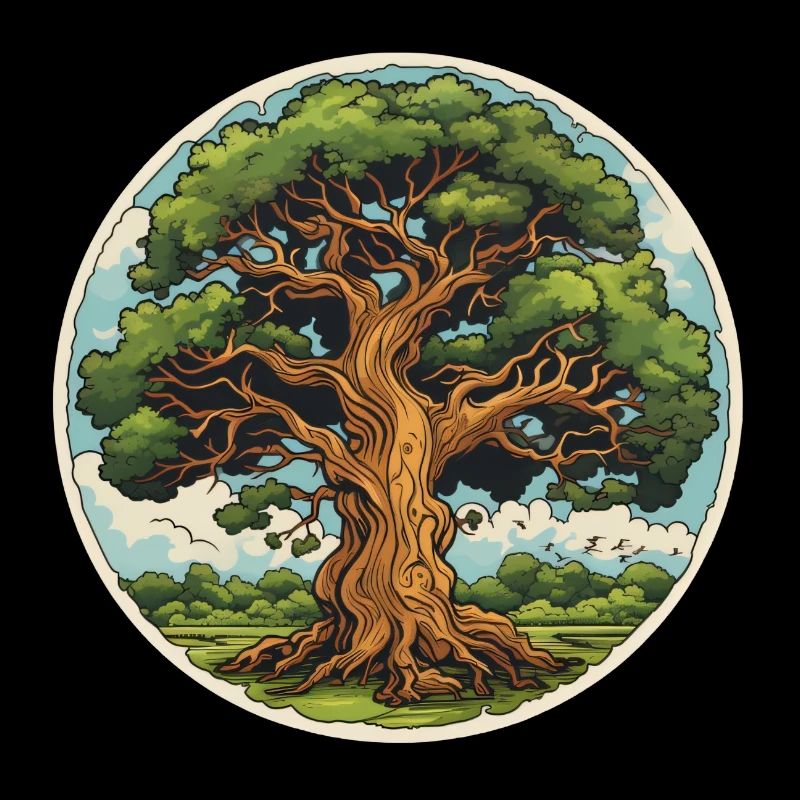 Oak in summer