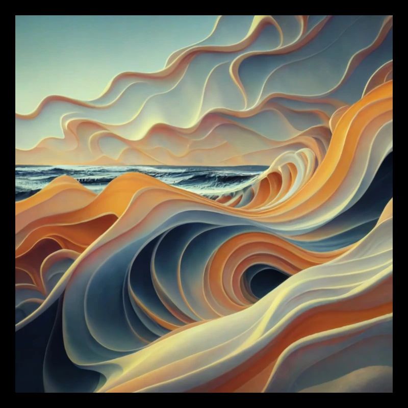 Futuristisches Meer