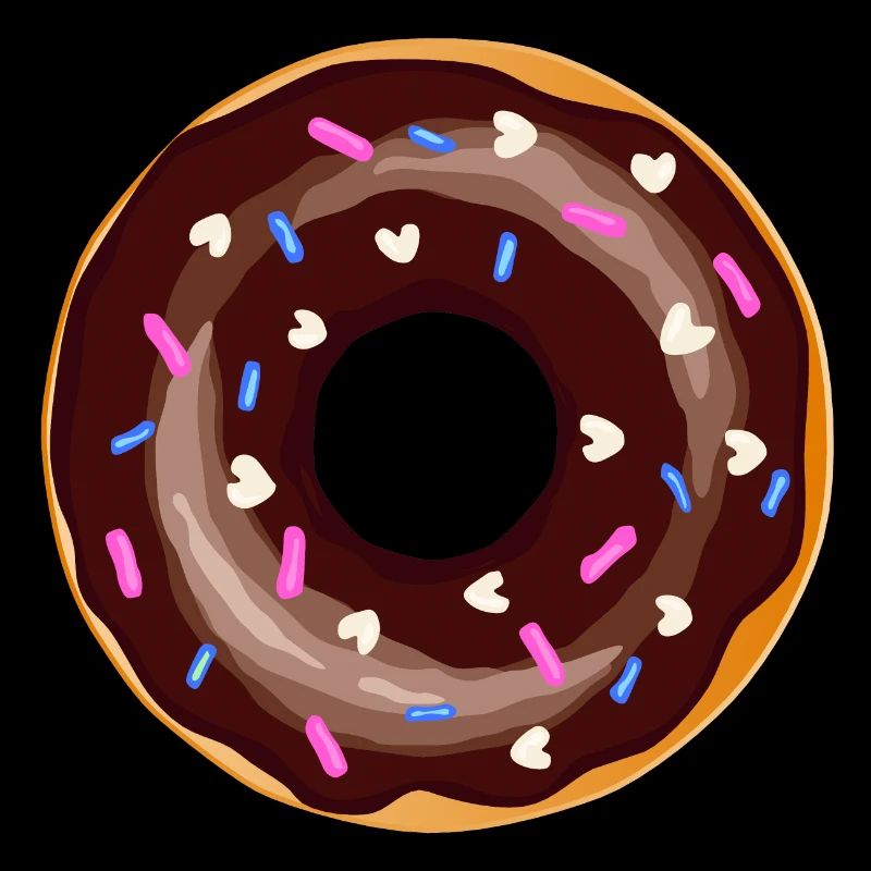 Donut Drawing Dessert Donuts Cake Pastry 115