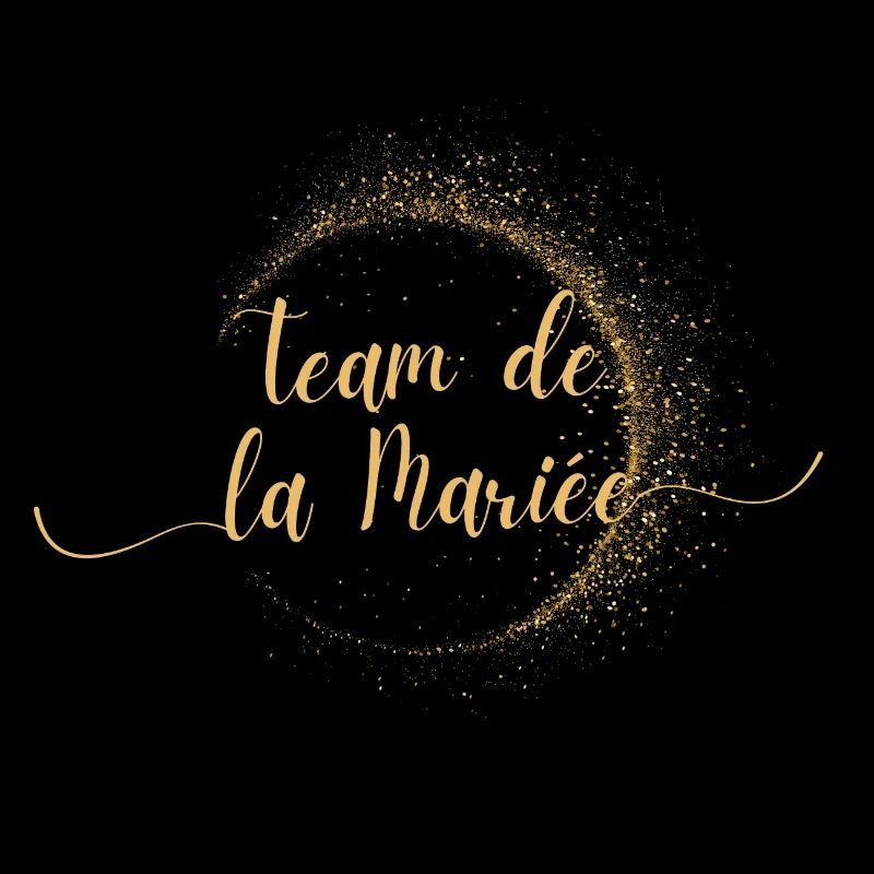 Team de La mariée golden-idée cadeau Evjf