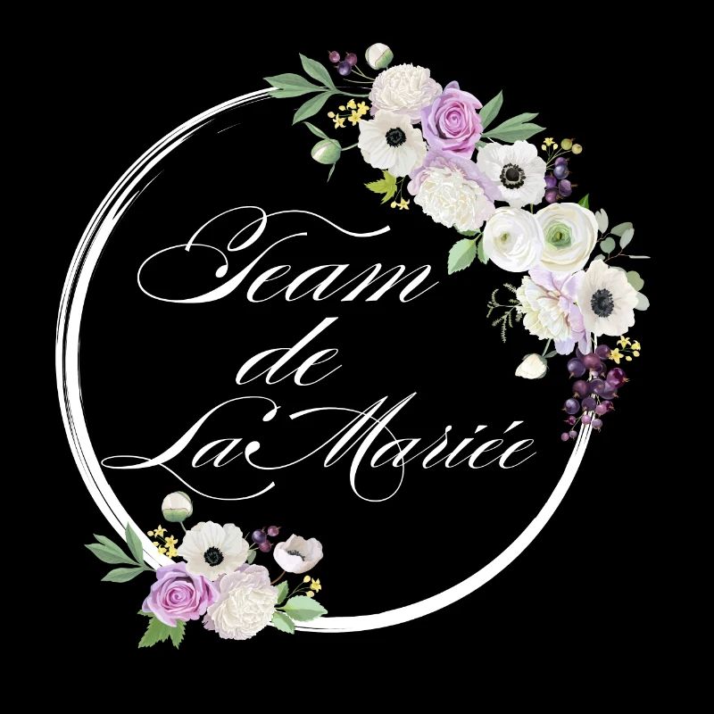Team de La mariée floral violet-idée cadeau Evjf