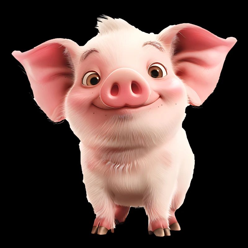 Petit porcelet mignon