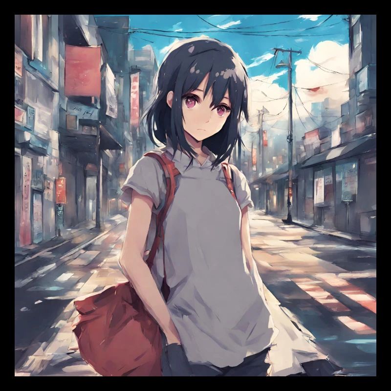 Süßer Mädchen-Anime