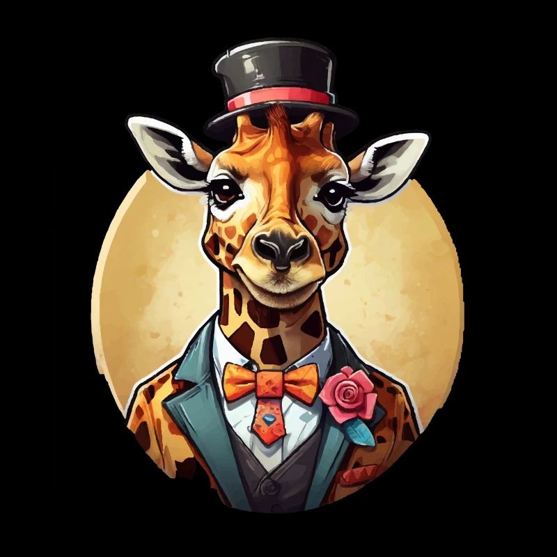 Girafe comique cool drôle