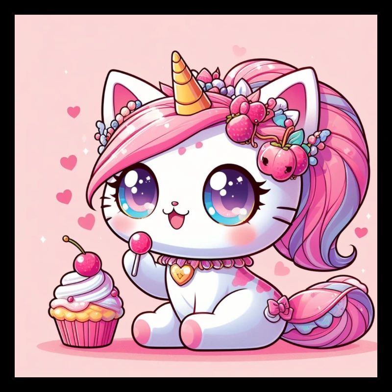 chat licorne