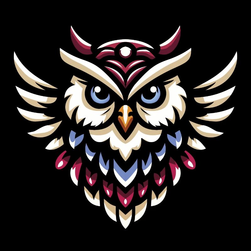 Coole fliegende Eule