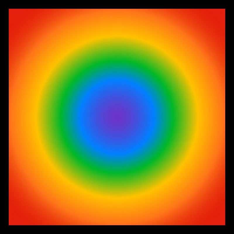 Rainbow Circle Gradient Colors Pride Merch