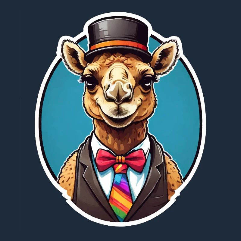 Lustiges Comic Kamel