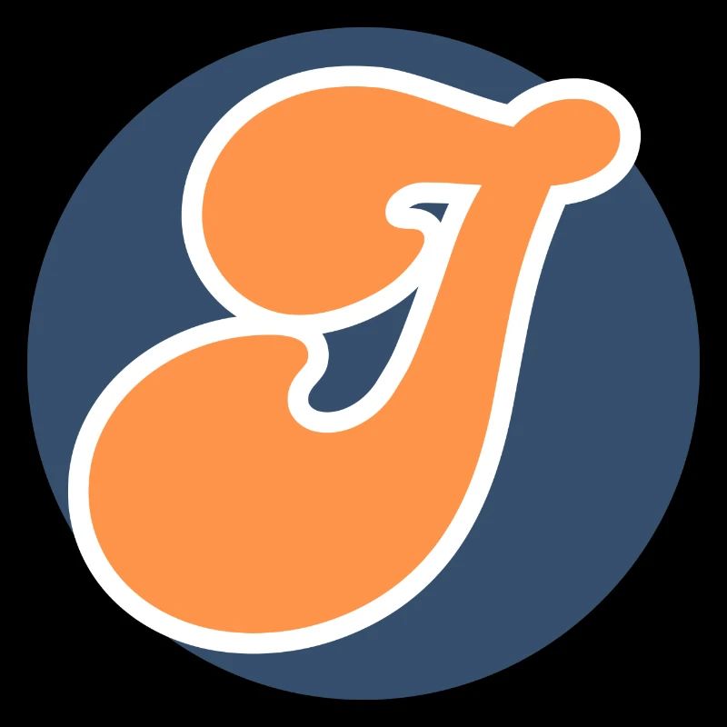Letter i sport orange