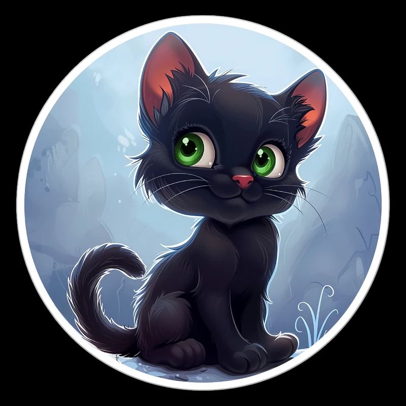 Petit chat aux yeux verts