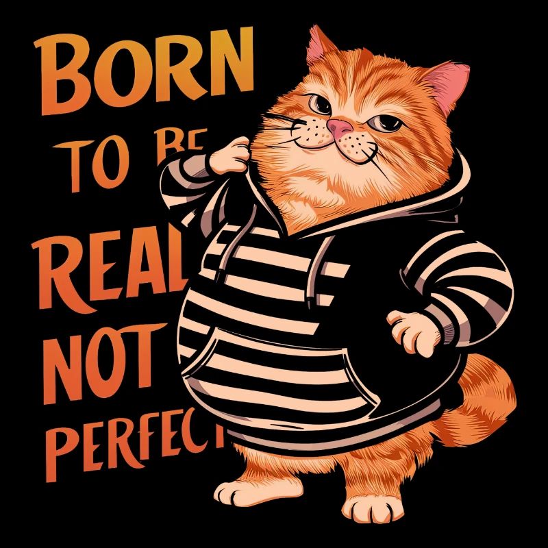 Chat, Beau, Chat Élégant, Art Coloré, Art, Mignon