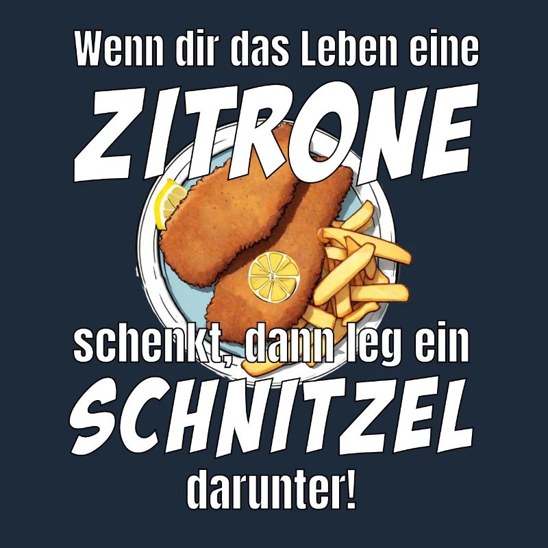 Schnitzel und Zitrone