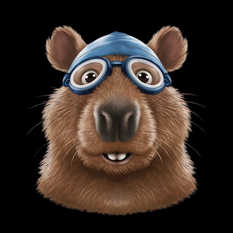 Champion de natation Beaver