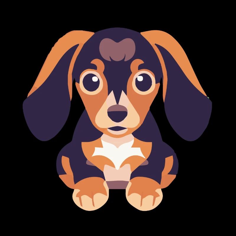 Teckel Dachshund Chiot Grandes Oreilles
