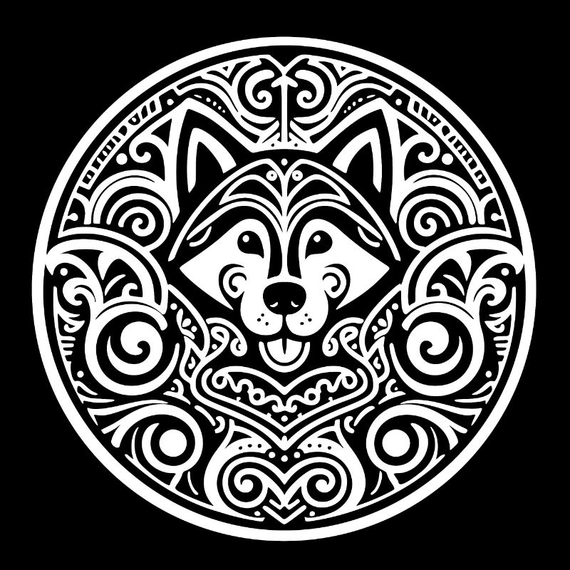 Hunde Stammeskunst