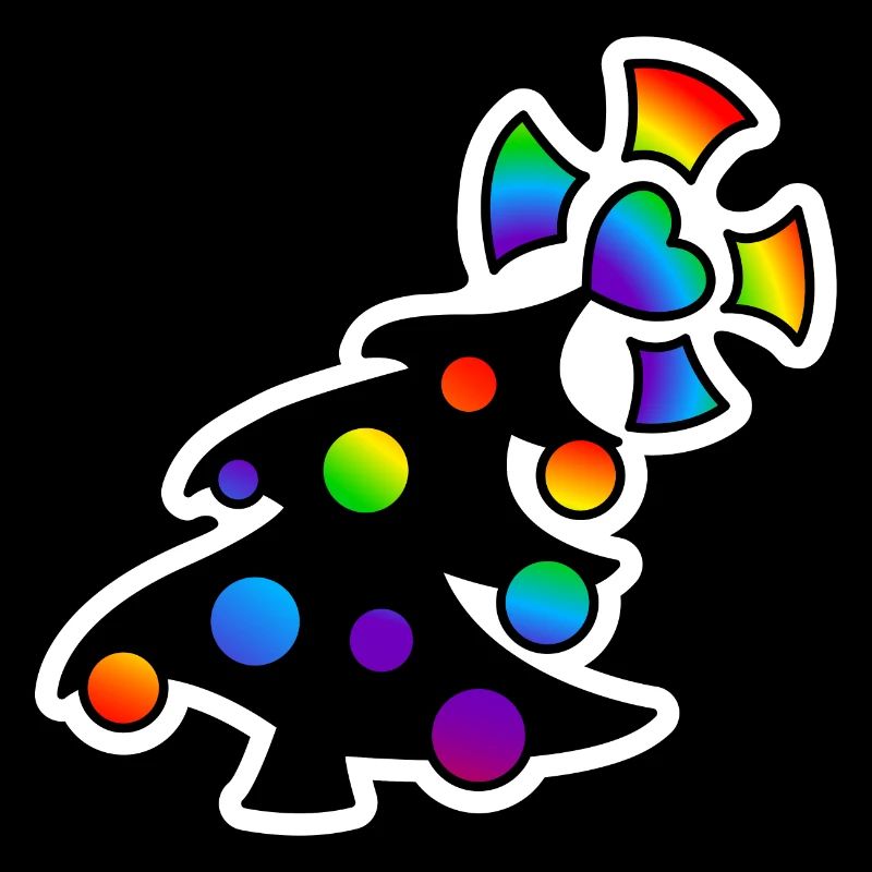 Sapin de Noël Sapin de Noël : Sticky Queer Pride
